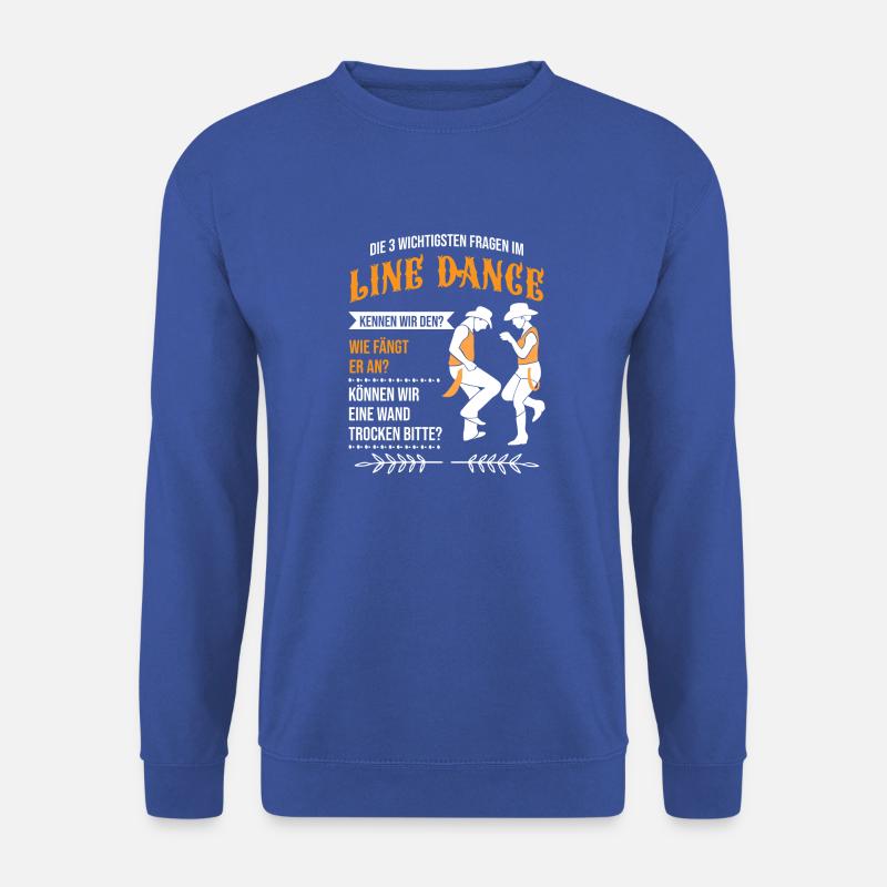 Fragen Im Line Dance Tanz Tänzer Tanzen Geschenk - Unisex Pullover - Royalblau