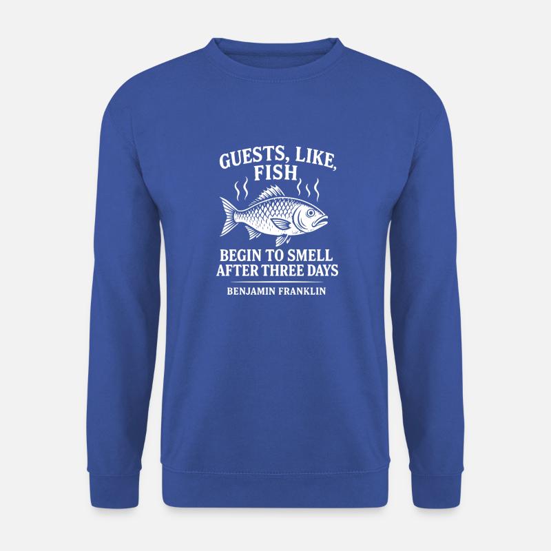 Benjamin Franklin quote - Unisex Sweatshirt - royal blue