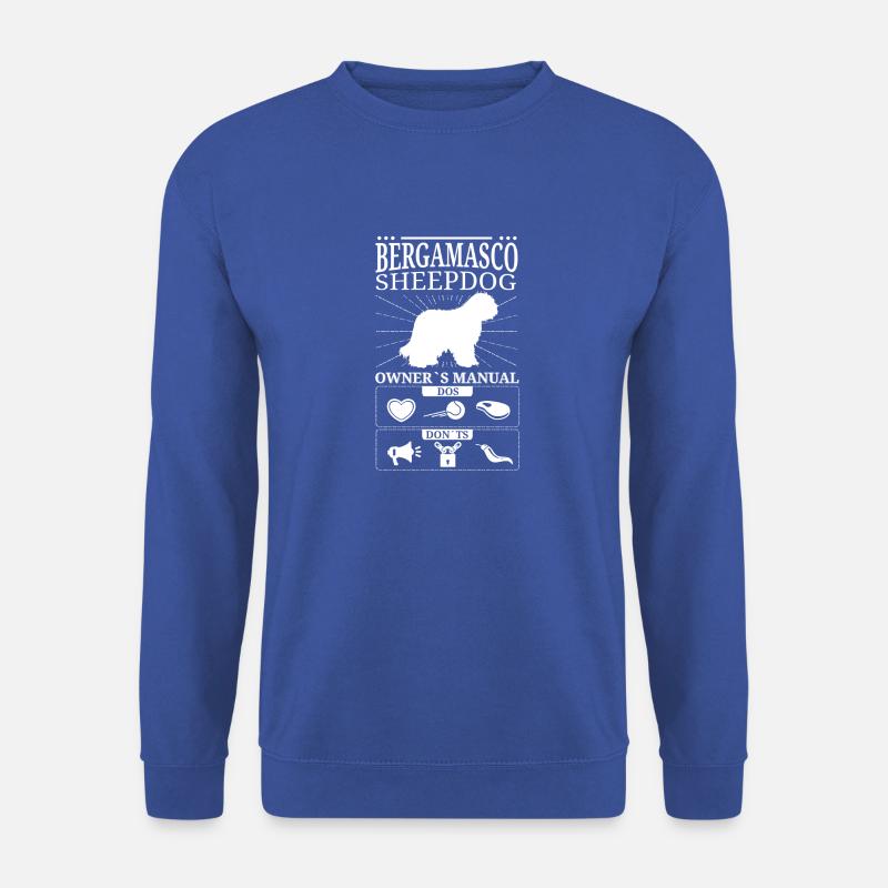 Bergamasker Hirtenhund Besitzer Geschenk - Unisex Pullover - Royalblau