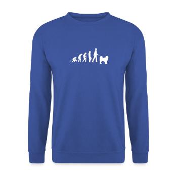 Mastiff tibétain shirt cadeau - Sweat-shirt Unisexe - bleu royal - Devant - Alina (178cm) & Michal (187cm)
