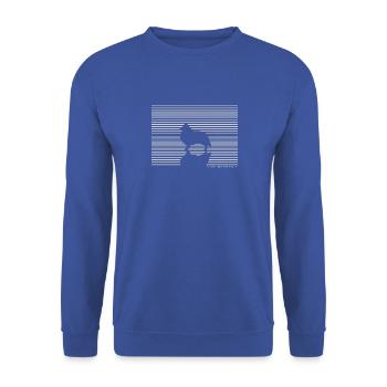 Shetland Shetland Chien T-shirt cadeau - Sweat-shirt Unisexe - bleu royal - Devant - Alina (178cm) & Michal (187cm)