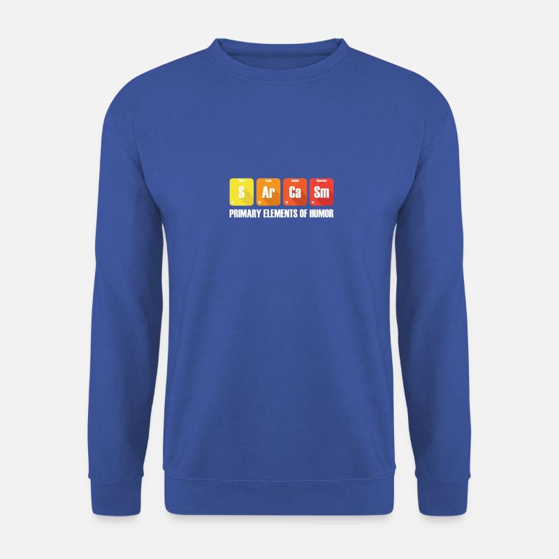 Sarkasmusgeschenk für Chemielehrer - Unisex Pullover - Royalblau