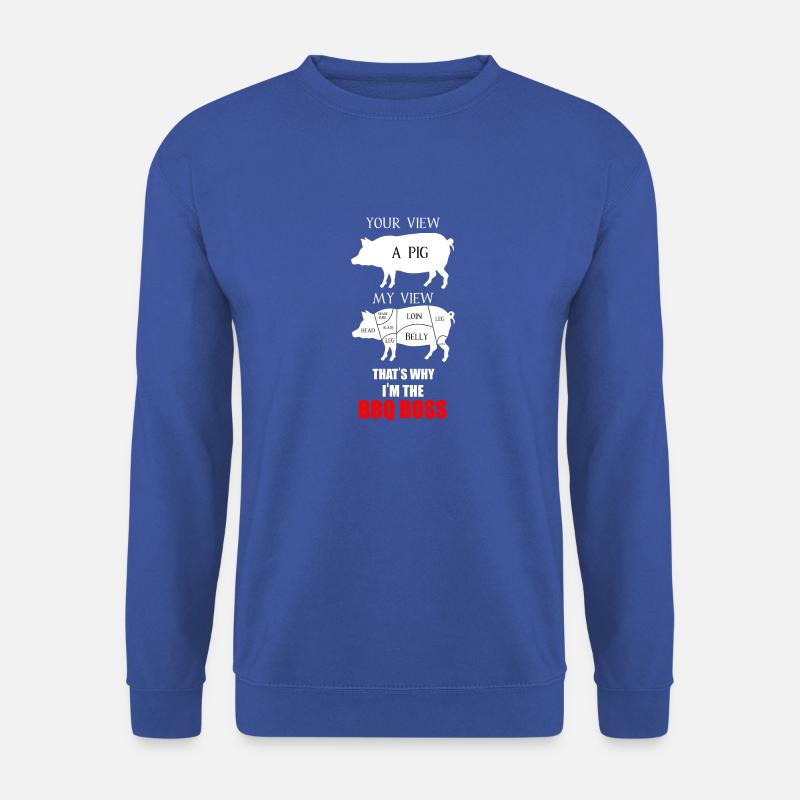 Der König des Barbecue - Unisex Pullover - Royalblau