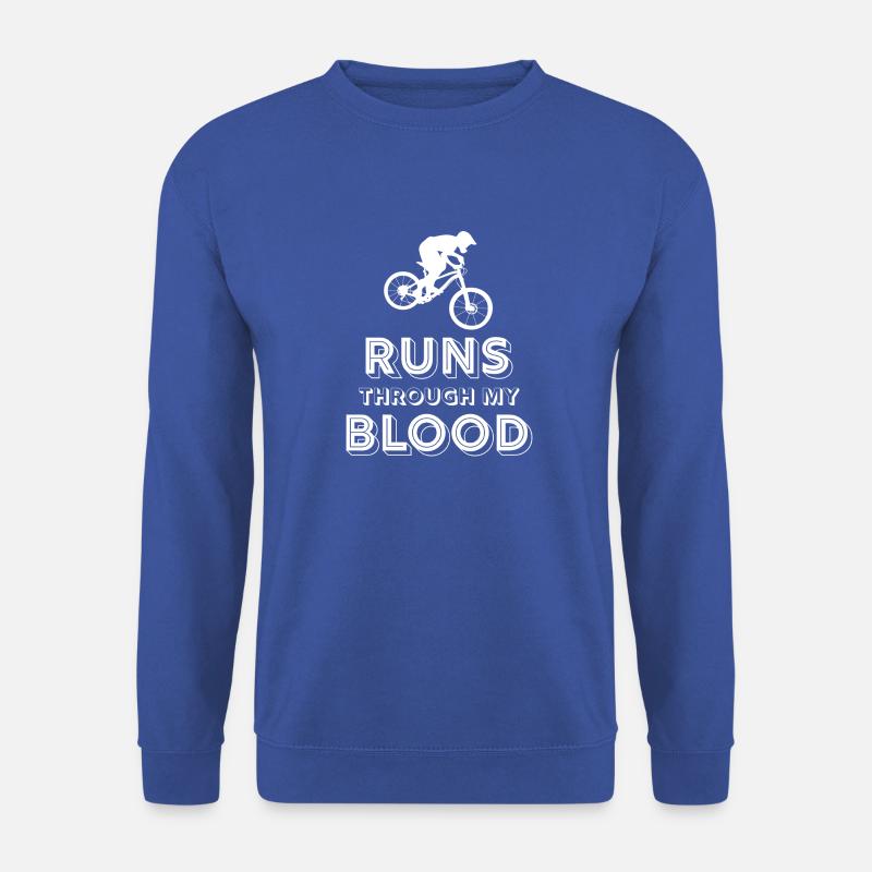 Mountainbiken - Mountainbike - Mountainbiker - Unisex Pullover - Royalblau
