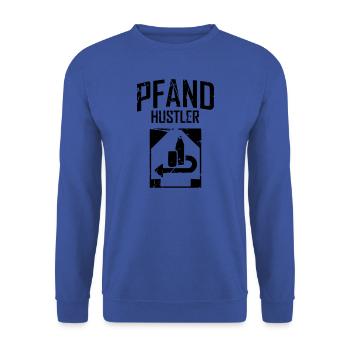 Pledge Hustler - Unisex Sweatshirt - royal blue - Front - Alina (178cm) & Michal (187cm)