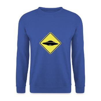 Alien - Sweat-shirt Unisexe - bleu royal - Devant - Alina (178cm) & Michal (187cm)