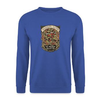 Kaffee Pflanze - Unisex Pullover - Royalblau - Vorne - Alina (178cm) & Michal (187cm)