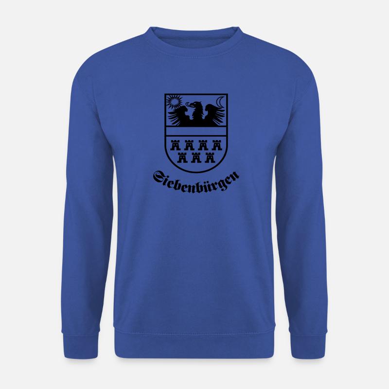 Siebenbürgen-Wappen "Siebenbürgen" sw - Unisex Pullover - Royalblau