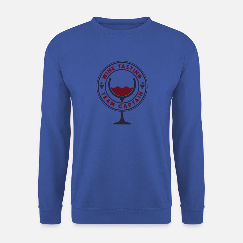 Weinprobe Team Captain Geschenk - Unisex Pullover - Royalblau