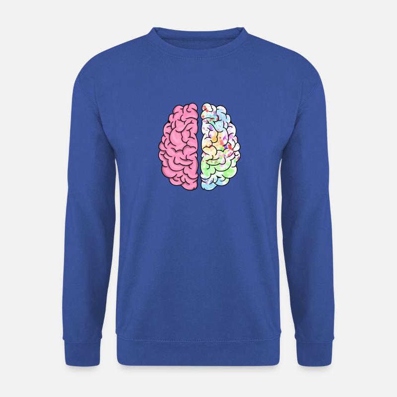 CREATIVE BRAIN - Unisex Pullover - Royalblau