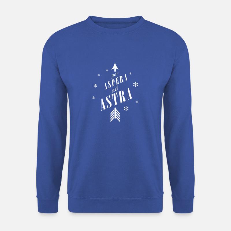 Für aspera ad astra - Unisex Pullover - Royalblau