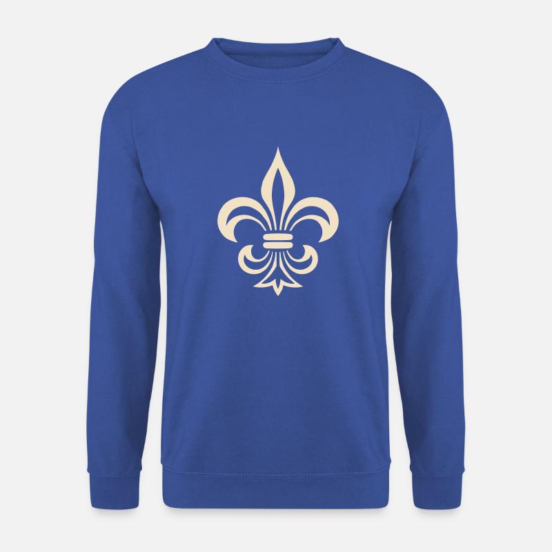 fleur de lys - Unisex Sweatshirt - royal blue