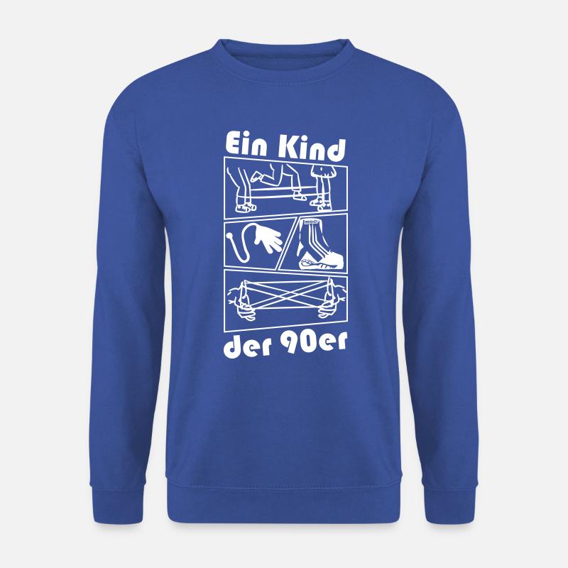 Ein Kind der 90er - Unisex Pullover - Royalblau
