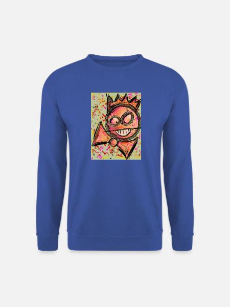 Bumm-Lächeln - Unisex Pullover - Royalblau