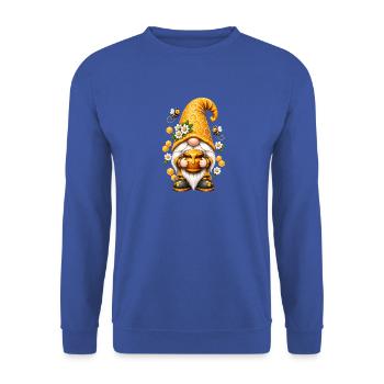Süße Zwerge unter den Gnomen - Unisex Pullover - Royalblau - Vorne - Alina (178cm) & Michal (187cm)