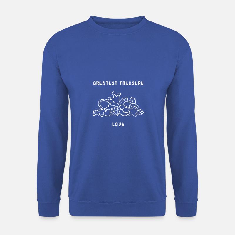 Liebe : Größter Schatz - Unisex Pullover - Royalblau