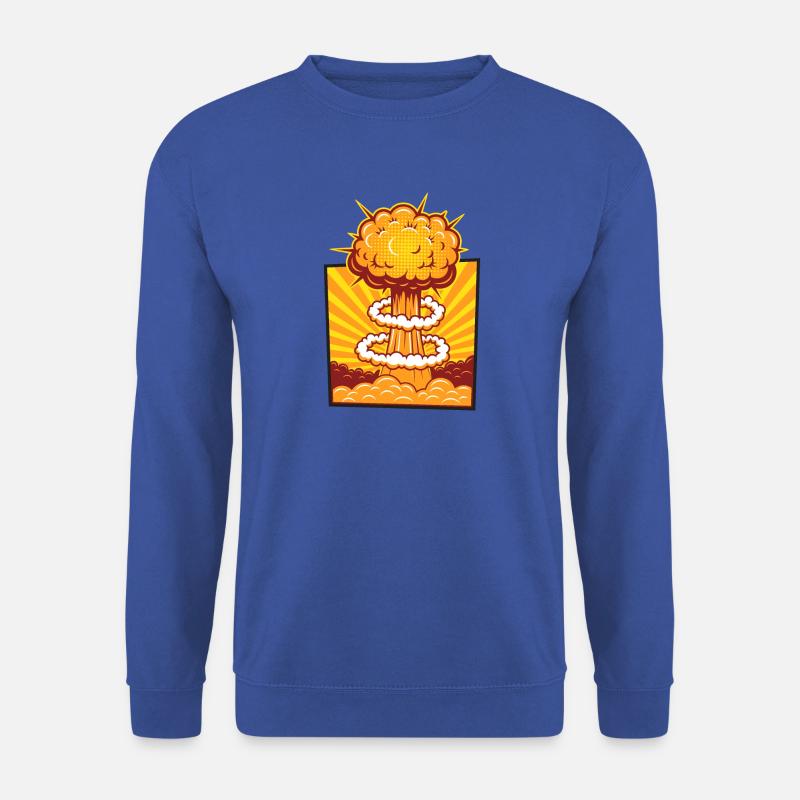 Cartoon Explosion - Unisex Pullover - Royalblau