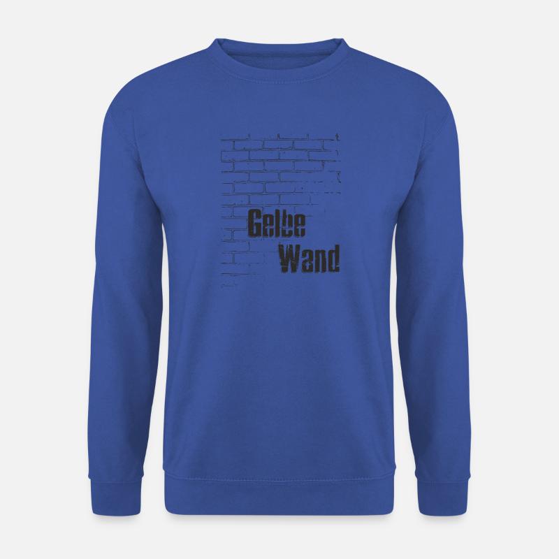Gelbe Wand Dortmund Fußball Stadion Geschenk - Unisex Pullover - Royalblau