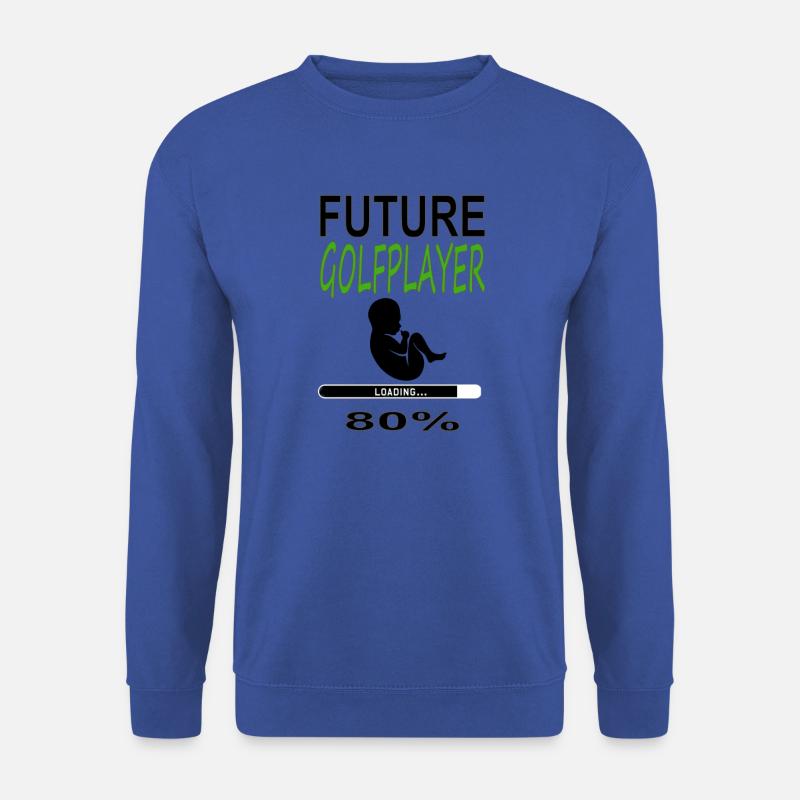 future golf player 80% gift - Unisex Sweatshirt - royal blue