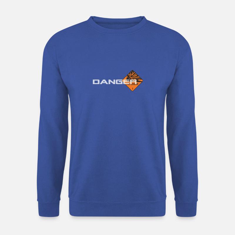 Danger Explosiv - Unisex Pullover - Royalblau