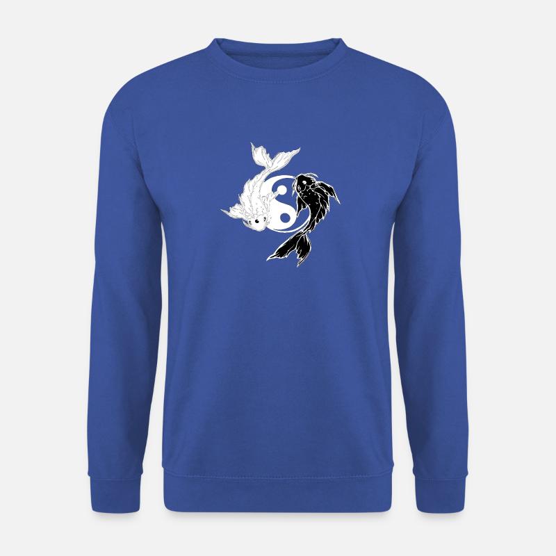 Ying Yang invertiert - Unisex Pullover - Royalblau