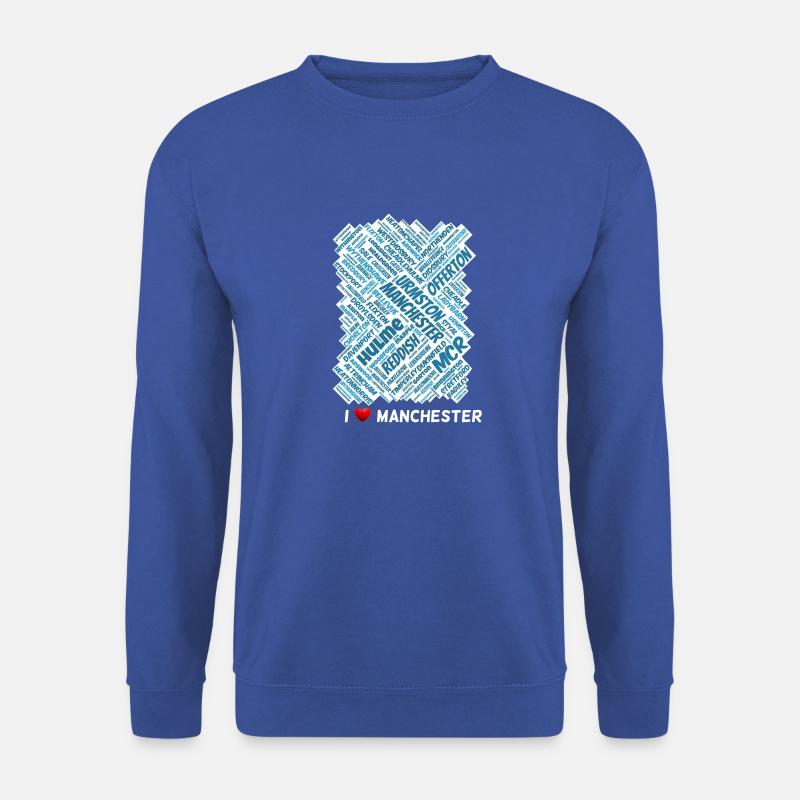 Manchester - Unisex Pullover - Royalblau