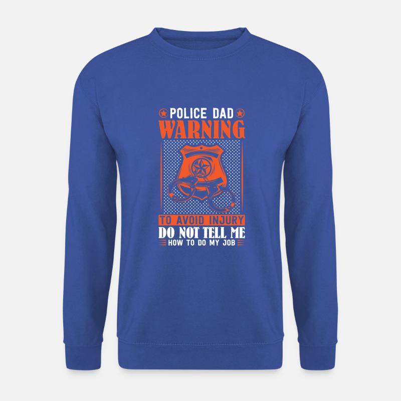 Polizei Polizist Polizeibeamte - Unisex Pullover - Royalblau