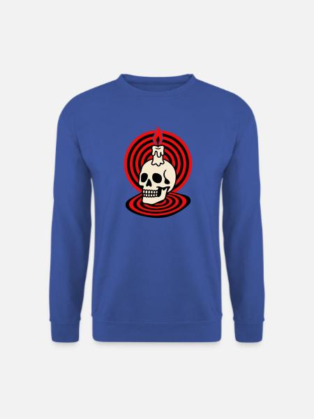 Hypno Skull - Unisex Pullover - Royalblau
