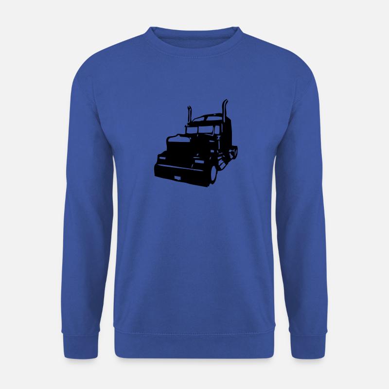 amerikanischer LKW - Unisex Pullover - Royalblau