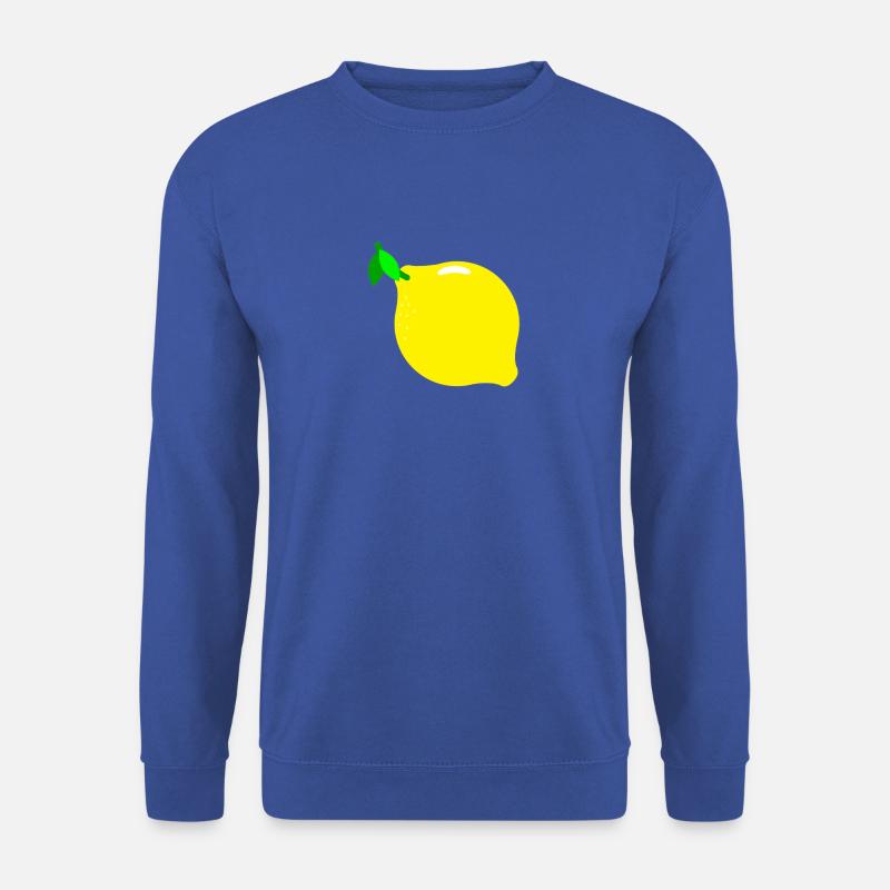 Zitrone Lemon - Unisex Pullover - Royalblau