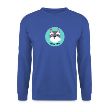 My friend - Unisex Sweatshirt - royal blue - Front - Alina (178cm) & Michal (187cm)