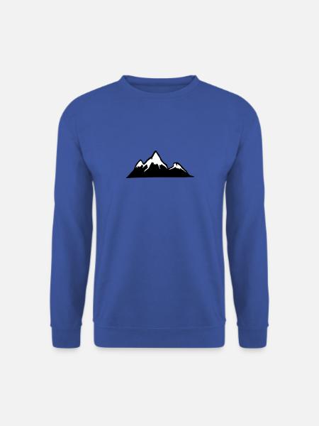 Montagnes, alpes, montagne, randonnée - Sweat-shirt Unisexe - bleu royal