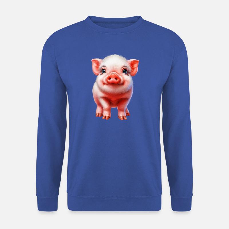 Ferkel-Ferkel - Unisex Pullover - Royalblau