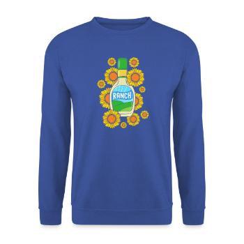 Dressing - Unisex Pullover - Royalblau - Vorne - Alina (178cm) & Michal (187cm)