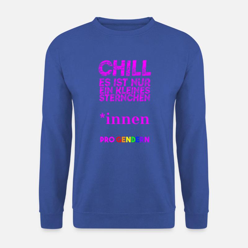 Gift Idea Gendering Feminism Queer - Unisex Sweatshirt - royal blue