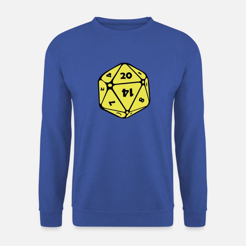 wuerfel 12 seiten - Unisex Pullover - Royalblau