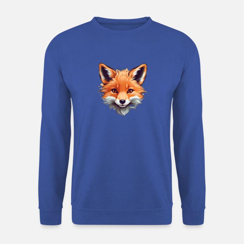 Fuchs Tier Wald Süß Schlau Füchse Hipster Cool - Unisex Pullover - Royalblau