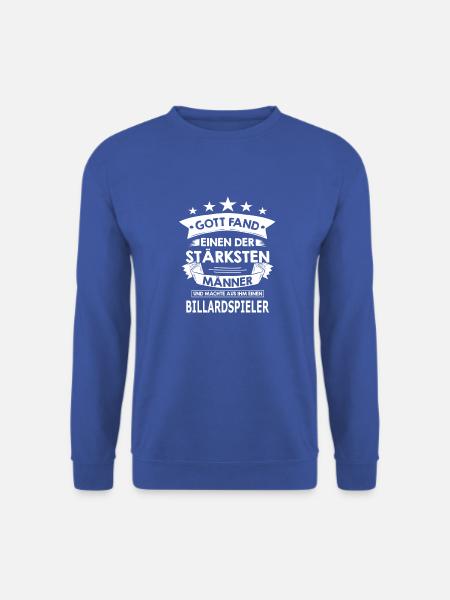 billardspieler - Unisex Pullover - Royalblau