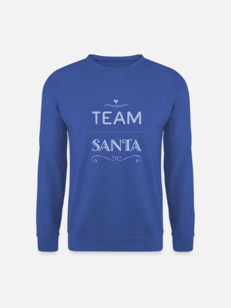 TEAM SANTA +++ Merry Christmas, X-Mas, Weihnachten - Unisex Pullover - Royalblau
