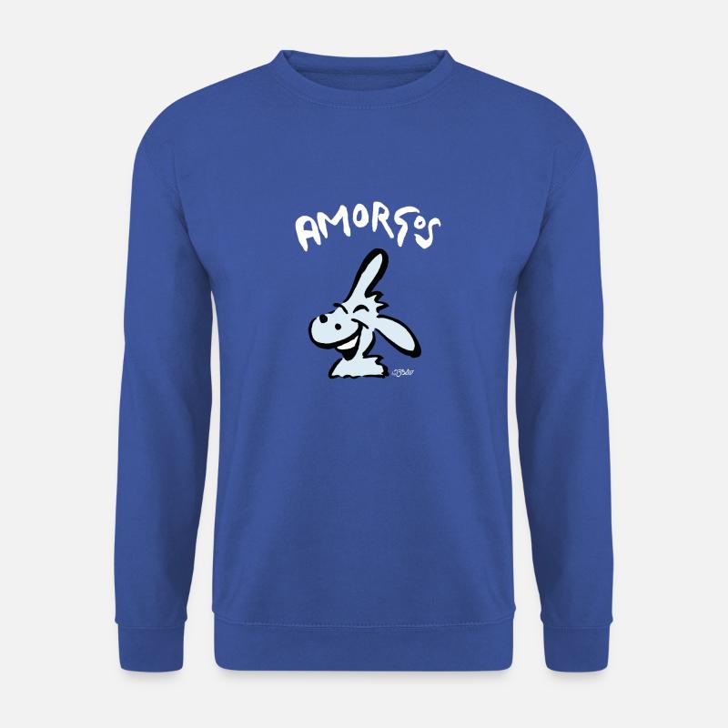 by BOLEO 2023 AMORGOS DONKEY SOSO neg - Unisex Pullover - Royalblau