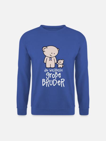 Der weltbeste große Bruder - Großer Bruder Teddys - Unisex Pullover - Royalblau