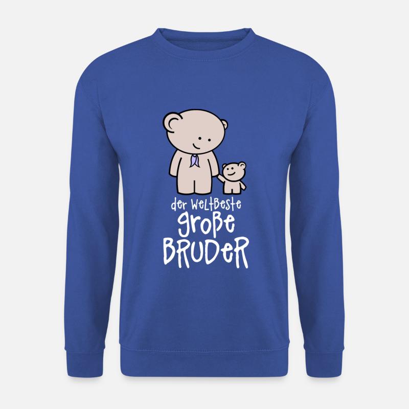 Der weltbeste große Bruder - Großer Bruder Teddys - Unisex Pullover - Royalblau