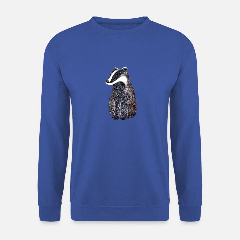 Dachs - Unisex Pullover - Royalblau