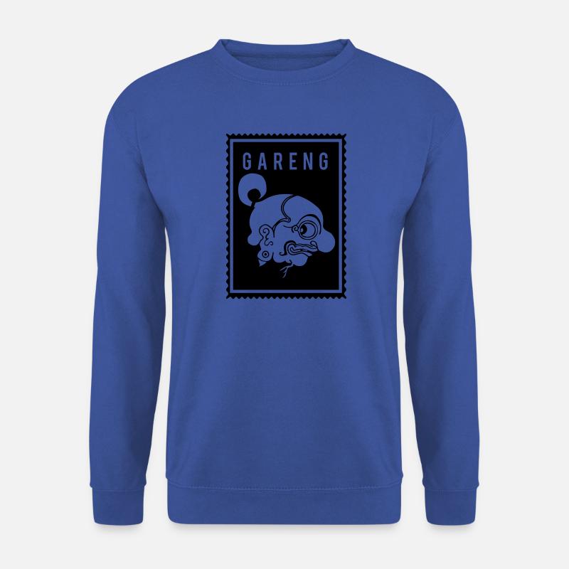 Gareng - Wayang - Unisex Pullover - Royalblau