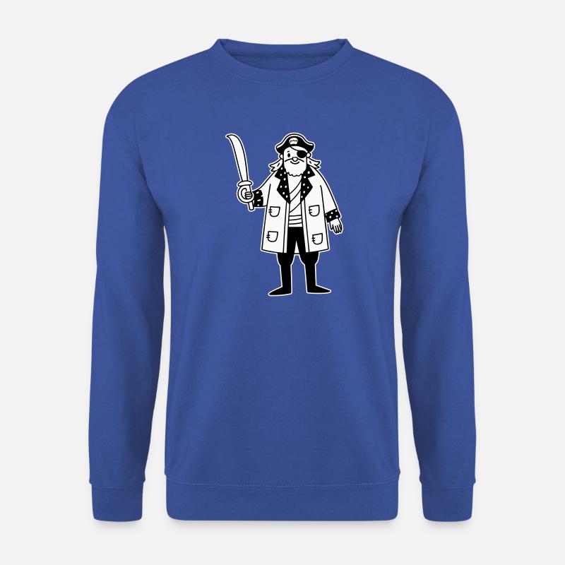 Pirat - Unisex Pullover - Royalblau