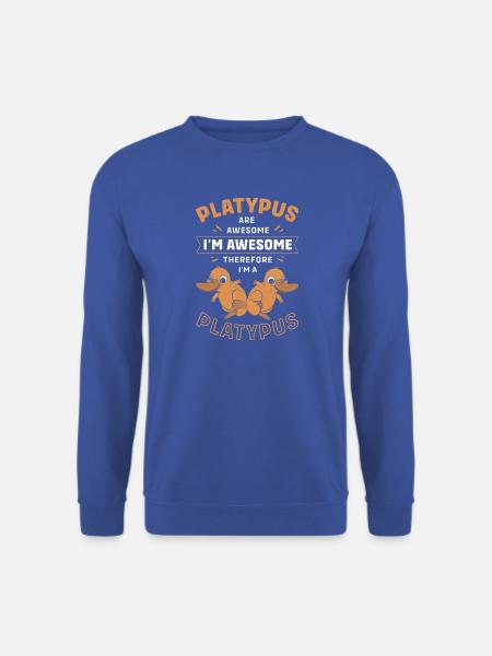 Schnabeltier - Unisex Pullover - Royalblau