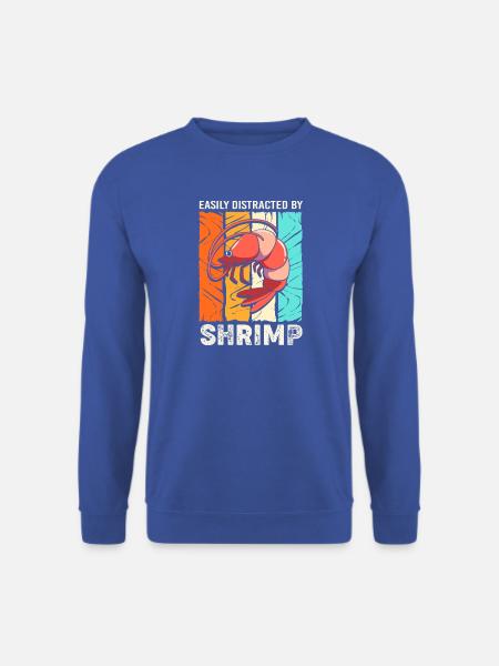 Krabbe Languste Meeresfrüchte Shrimp - Unisex Pullover - Royalblau