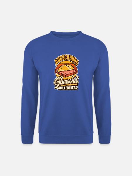 Augschburg Gluuschd Leberkäs - Unisex Pullover - Royalblau