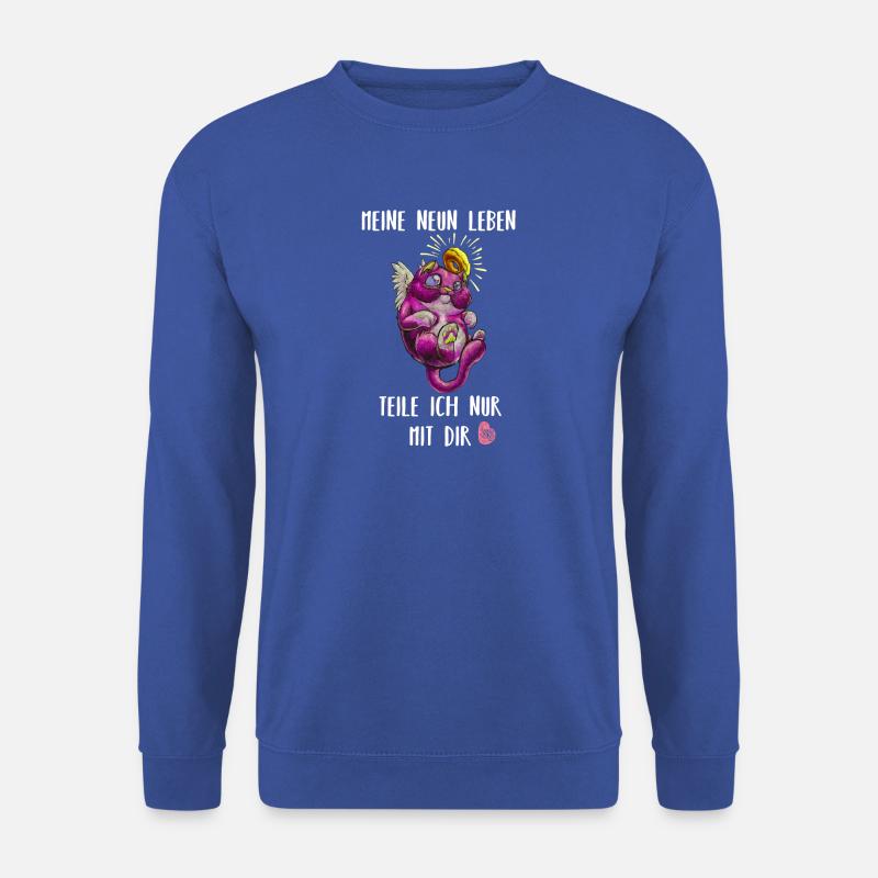 Katzenleben - Unisex Pullover - Royalblau