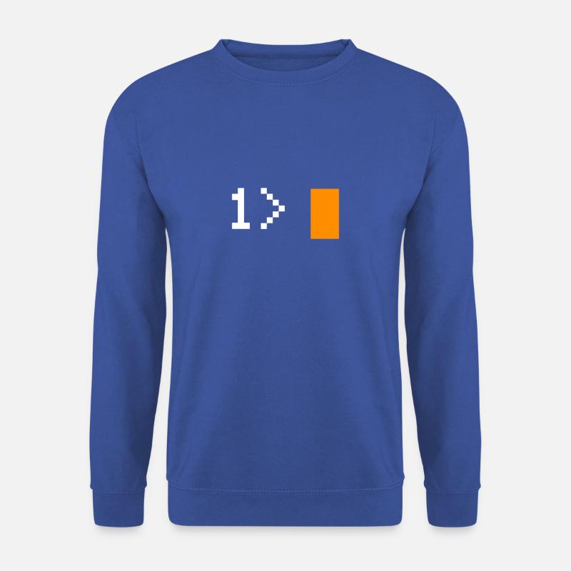 1 > - Unisex Pullover - Royalblau